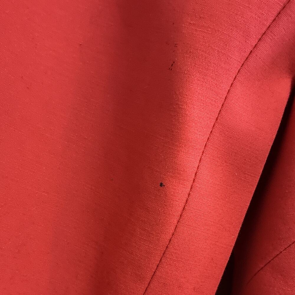 Worthington Collarless Open Front Crop Blazer Jacket Coral Pink Size 4 - Picture 6 of 7